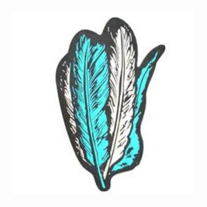 IKEDA Feather patterned paper air freshener