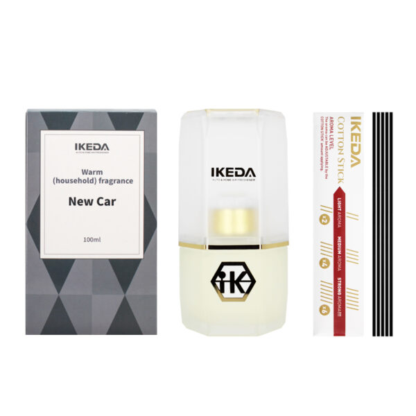 IKEDA Reed Diffuser Set Vanilla Scented Diffuser with Sticks Home Fragrance Reed Diffuser for Bathroom - Image 2