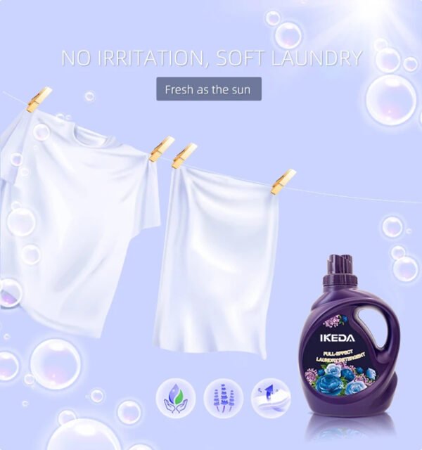 Professional Liquid Laundry Detergent - Hotel/Hospital Grade, 20L Pail, Low Foam - Image 2