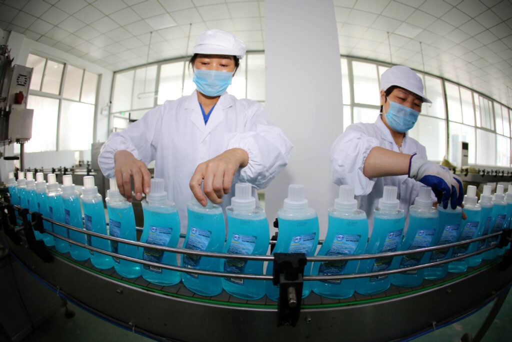 laundry detergent factory quality control process