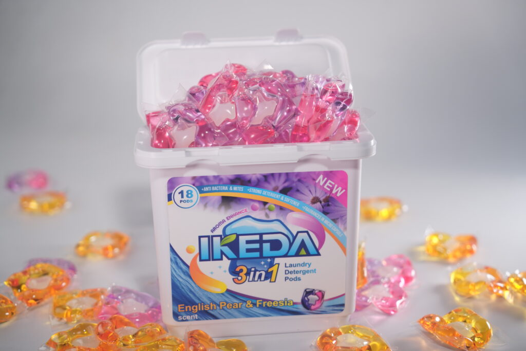 premium laundry pods with micro-encapsulated fragrance