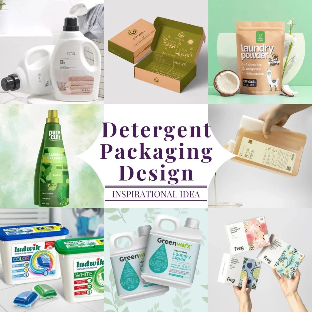private label laundry detergent packaging design